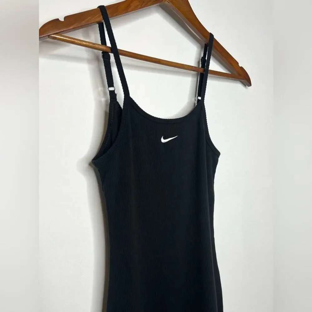 Nike Sportswear Ribbed Dress Black